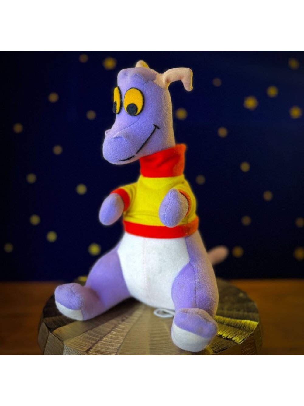 Disney Figment Dragon Plush Stuffed Animal | EPCOT 1982 Vintage